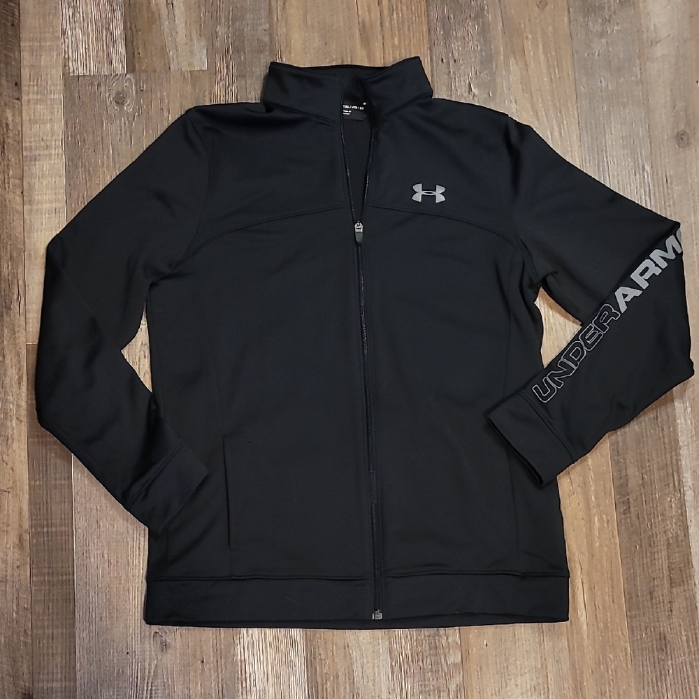 Under Armour Black Performance Jacket Boy's XL